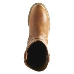 Men's Wolverine 10" Wedge Heel Wellington Boots -Stride Shield Shop 9 650 wolverine 10 wedge heel wellington brown