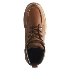 Men's Wolverine 6" Moc-Toe Wedge Heel Boots -Stride Shield Shop 9 650 wolverine 6 moc toe wedge heel brown